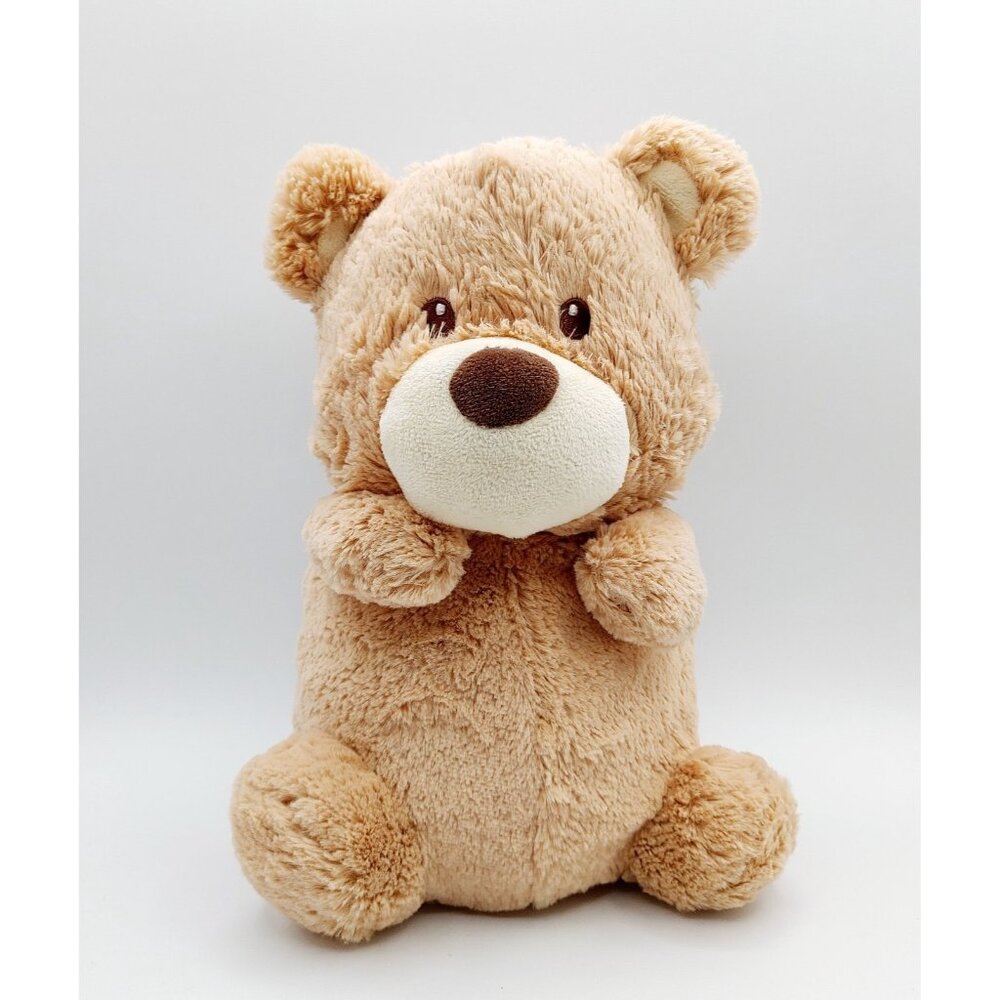 Kellytoy Crinkle Rattle Bear Plush Brown 12" Stuffed Animal Bear